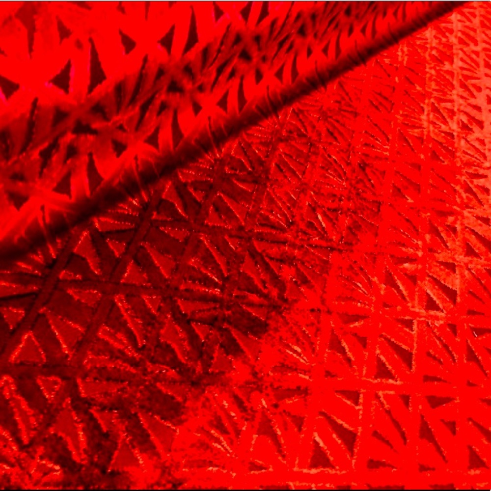 Velvet Matrix Firecracker Contemporary Fabric